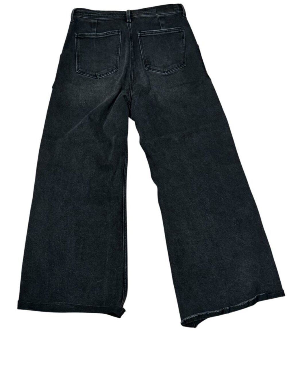 Pistola Black Palazzo Wide Leg Jeans High Rise Size 31 - Picture 12 of 12